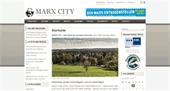 Desktop Screenshot of marx-city.de