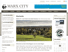 Tablet Screenshot of marx-city.de